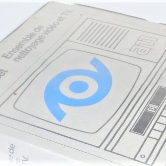 Beta Machine Video & TV CLEANING Set Vhs Tapes Vintage Beta Tape Vintage TV - Picture 2 of 7